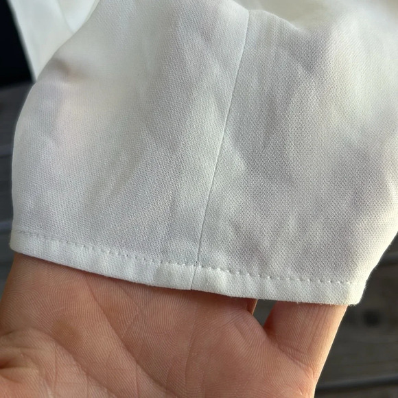 TROUVE Women’s Double Front Split SS Openback Banded Waist Dress Size Medium NWT - Picture 8 of 12